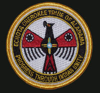 Echota Cherokee Tribal Logo Patch